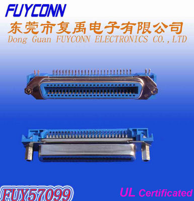 14 24 36 50Pin Centronic Champ PCB DIP Tipi Dik Açı Dişi ters çevrilmiş Konektör, kart kilidi ile