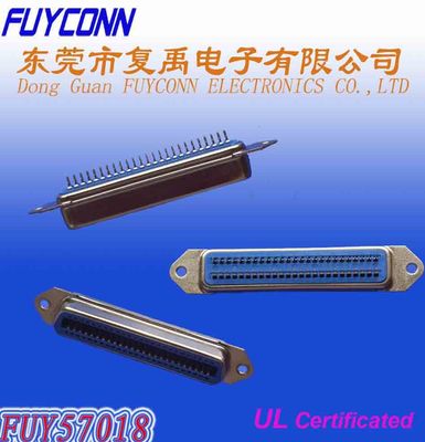 50 Pin Centronic PCB Düz Dişi Konnektör Sertifikalı UL 2.16mm aralık