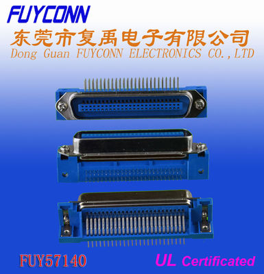 14 24 36 50 Pin Centronic Erkek R / A Sağ Açı PCB Bağlayıcı Belgeli UL