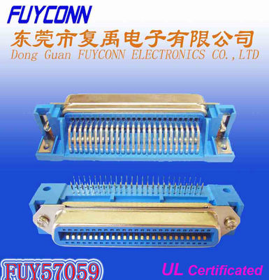 50 Pin Centronic PCB sağ açı Bayan konektör UL sertifikalı