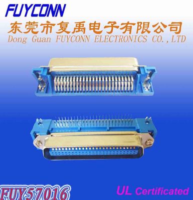 Erkek 14 24 36 50 Pin DDK Centronic Right Angle PCB Bağlayıcı Sertifikalı UL
