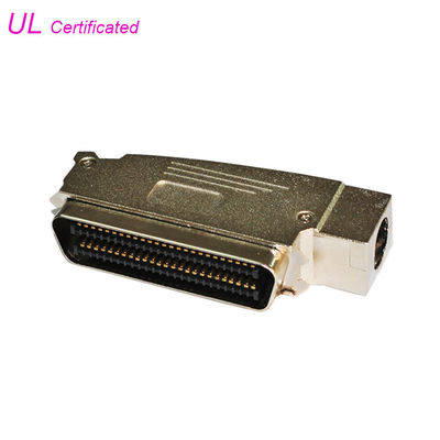 Amphenol 957 100Pin Fiş IDC Erkek Konnektör, Yan Kablo Girişli Çinko Kapaklı