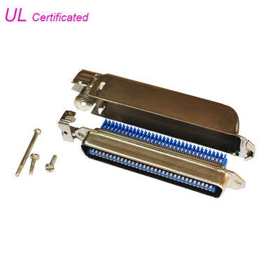 90 derecelik Amphenol 64 Pin erkek fiş Centronics bağlayıcı IDC türü