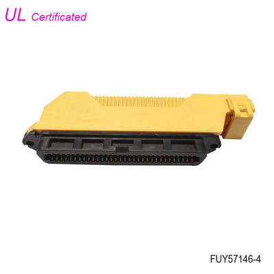 Centronics 64 Pin IDC Dişi Konnektör, L Şekli Plastik Kapaklı