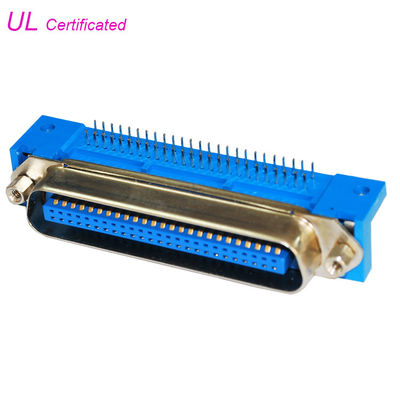 Centronic 50 PIN şampiyon dik açı PCB bağlamak, erkek şerit bağlayıcılar UL onaylı