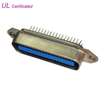 Erkek 50 PIN PCB düz Centronics bağlayıcı DDK lehim DIP sonlandırma