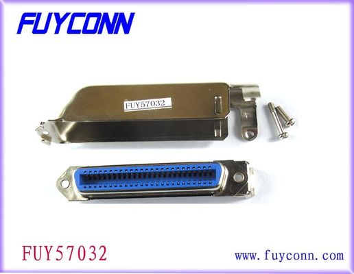 Champ 50 Pin DDK Dişi Priz Centronic Lehim Matel Başlıklı 90 ° Kablo Çıkış Konnektörü