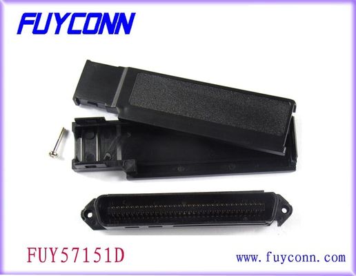 Siyah 64 Pin Centronic IDC erkek şampiyon bağlantısı PPO yalıtkan malzeme ile