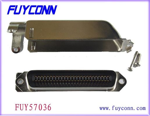 2.16mm Pitch Amphenol 50 Pin erkek IDC şampiyon bağlantısı vidalı kilitler