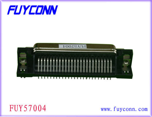Pcb kartı kilidi ile 14 Pin Centronic Şerit PCB Dik Açı Dişi Konnektör