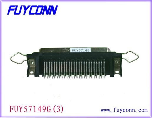 24 Pin Centronic PCB sağ açı DDK 40 türü dişi ile bahar sürgüler bağlayıcı UL onaylı