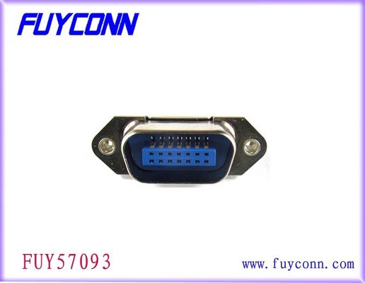 Erkek IEEE 1284 konektörü, 36 PIN Centronics PCB düz açı fiş yazıcı bağlayıcılar şampiyon