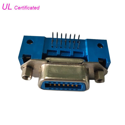 Centronic 50 36 24 14 Pin Dik Açı PCB Dişi Şampanya Konnektörü Vida Dişi ile