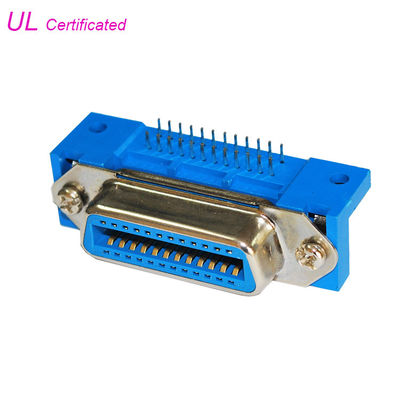Alıcı PCB Dişi centronics 36 Pin Connector ile fosfor bronz
