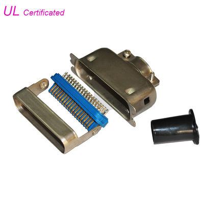 Centronic 14 24 36 50Pin Fiş Lehimlemek 180 ° Kablo Çıkışı Matel Başlıklı Sert Tip Konnektör