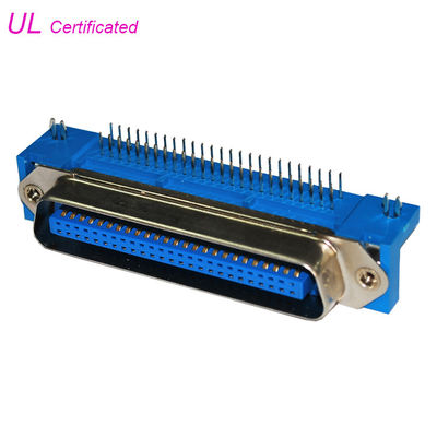 Erkek PCB sağ melek 50 uçlu Centronics konektörü, fişi bağlayıcılar şampiyon