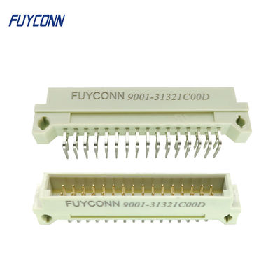 232 Eurocard Konnektör Sağ Açılı PCB Erkek 2*16P 32pin 2 Sıra DIN 41612 Konnektör W/2.54mm