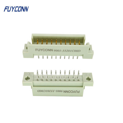 220 Eurocard Konnektör 5 10 Pin PCB Düz Erkek 2*10P 2 Sıra 20pin Euro DIN41612 Konnektör