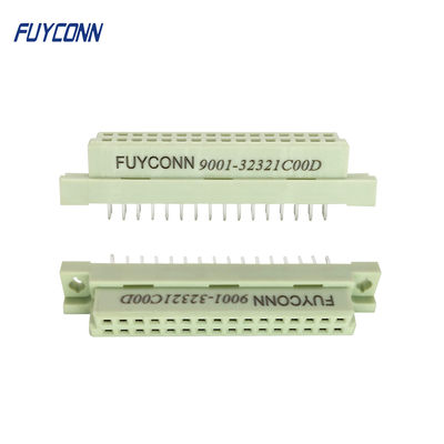 2 Satır Eurocard Konnektör 8 16 32 Pin PCB Düz 2x16P 32pin Dişi DIN 41612 Konnektör