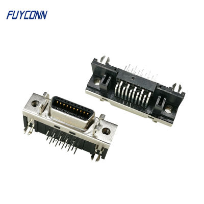 SCSI R/A Dişi Konnektör 20pin Servo Konnektör, Mini D Şerit MDR Konnektör