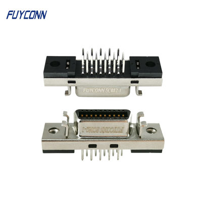 20pin SCSI Konnektör 180 Derece PCB Düz Montaj Dişi Servo Konnektör