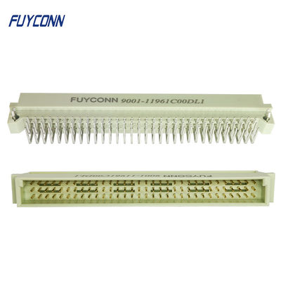 96pin DIN 41612 Konnektör 3 sıra Fiş 96P Dik Açı PCB Erkek Eurocard Konnektör