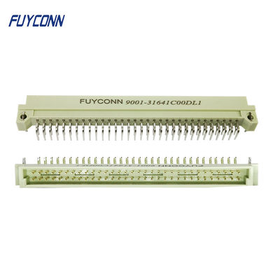2 sıra 2x32P 64PIN DIN 41612 Konnektör Sağ Açı PCB Fişi Eurocard Erkek Konnektör