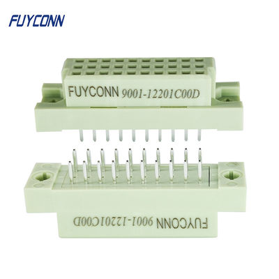 3 sıra 20 Pinli Düz PCB DIN 41612 Priz Avrupa Soket Konnektör 2.54mm hatve