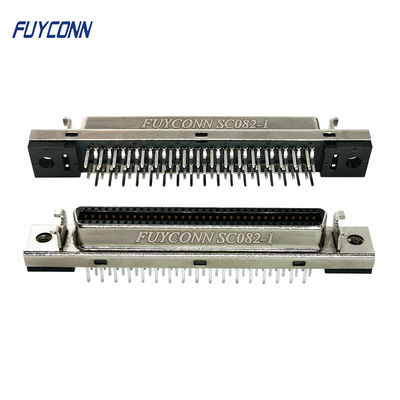 68 Pin SCSI Konnektör PCB Düz Dişi 1.27mm Pitch MDR Konnektör