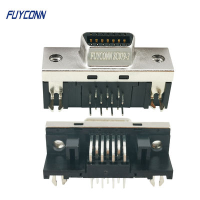 14Pin SCSI Konektörü CN Tipi PCB Dik Açılı Terminal Servo Konnektör