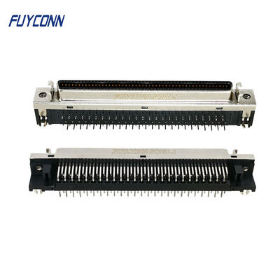 100 Pin SCSI Konnektör Dişi DIP Dik Açı PCB MDR Konnektör