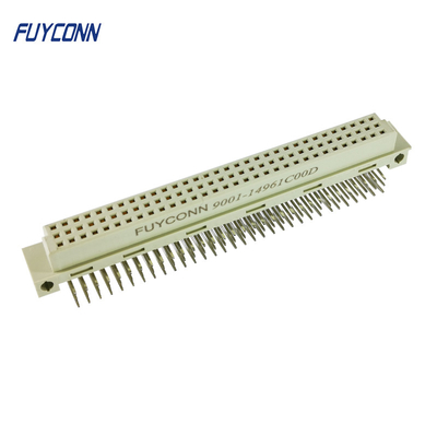Dişi Eurocard Konnektör 3 sıra 96Pin DIN 41612 Dik Açılı PCB Konnektör