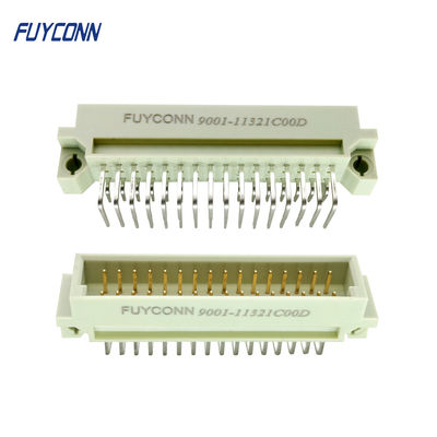 30pin 48pin 96pin 3 satır DIN 41612 Konnektör Erkek 90 Derece R/A PCB
